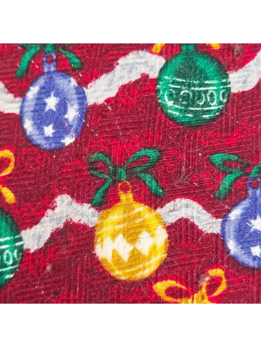 FN Fashion Neckwear Tie Mens Silk Christmas Ornaments Bows Holiday USA